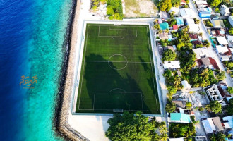 މިލަދޫ ފުޓްބޯޅަ ދަނޑުގެ މަސައްކަތް ނިންމައިފި