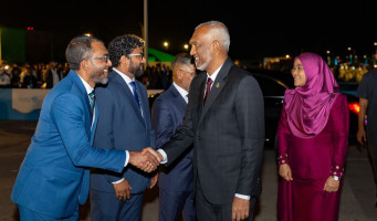 ތާރީހީ ކުލަގަދަ ހަފުލާއަކުން ވީއައިއޭގެ އާ ޓާމިނަލް ރައީސް ޑރ. މުއިއްޒު ހުޅުވައިދެއްވައިފި