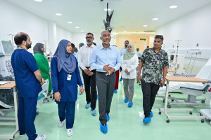 ހުޅުމާލެ ހޮސްޕިޓަލްގެ ޑަޔަލިސިސް ސެންޓަރު ރައީސް ހުޅުއްވައިދެއްވައިފި