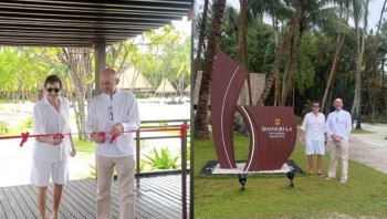ޝަންގްރިއްލާ އަލުން ހުޅުވާ، ފުރަތަމަ ފަތުރުވެރިޔާއަށް މަރުހަބާ ކިޔައިފި